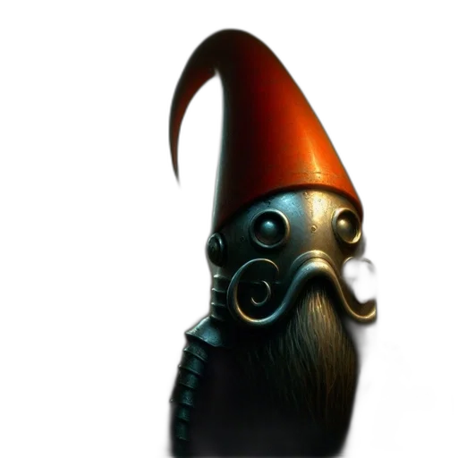 staff, hat, creature, mask, concept art, 3d render, fantasy art, photorealistic transparent PNG cut-out
