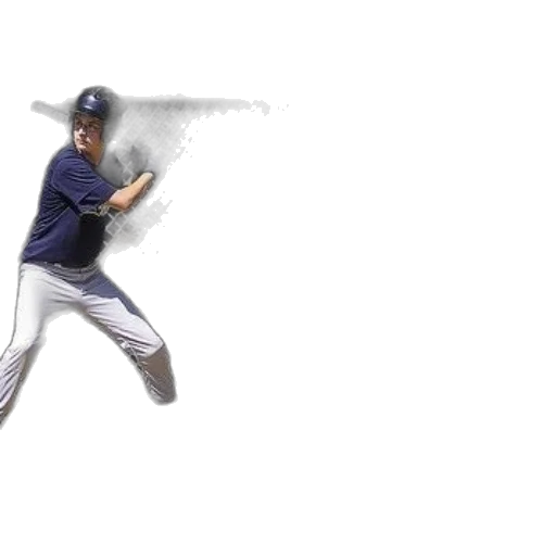 baseball, player, navy, blue, jersey, helmet, preparing, swing transparent PNG cut-out