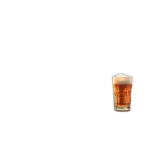 bottle, food, crown, weapon, pixel art, 3d render, night-lit, cyberpunk transparent PNG cut-out