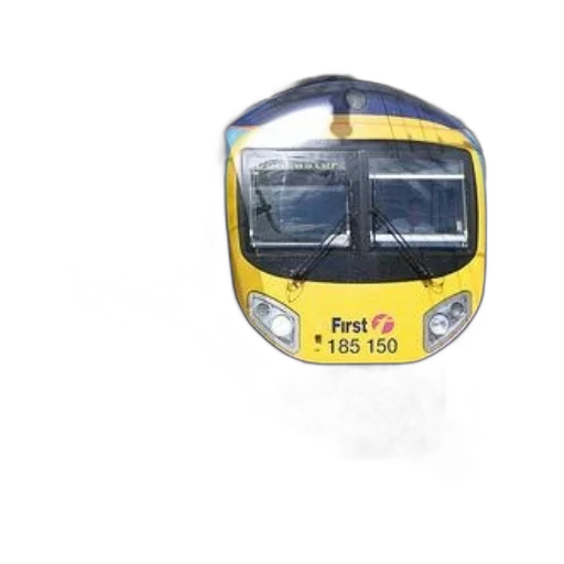 3d render, photorealistic, first, group, train, number, 185, 150 transparent PNG cut-out