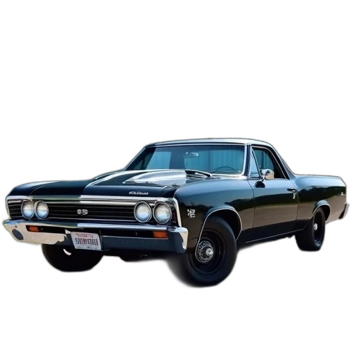 car, photorealistic, 3d render, black transparent PNG cut-out