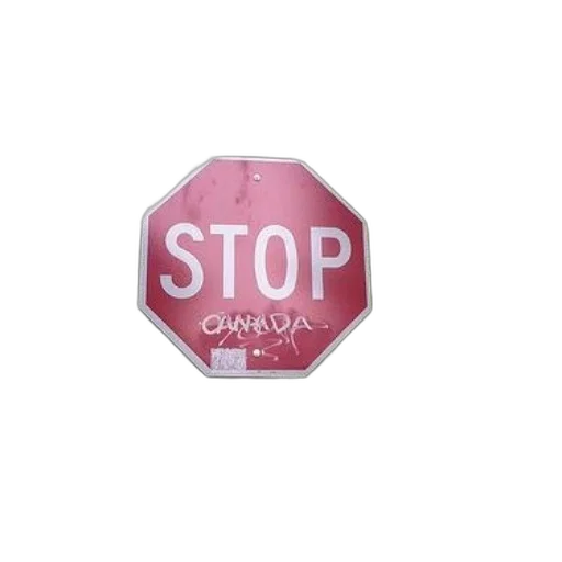 staff, jewelry, 3d render, photorealistic, stop, sign, word, canada transparent PNG cut-out