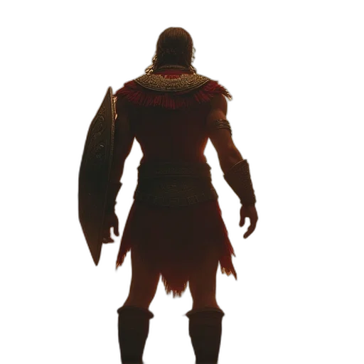 creature, staff, sword, mask transparent PNG cut-out