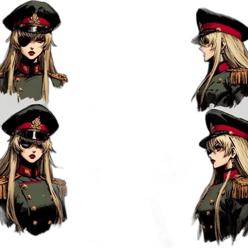 hat, jacket, weapon, staff, concept art, anime, comic book art, cartoon transparent PNG cut-out