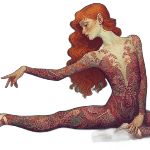 dress, fantasy art, concept art, watercolor, pixel art, fire, underwater, red transparent PNG cut-out