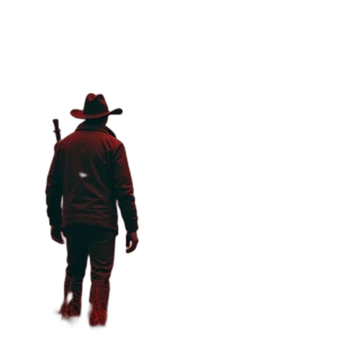 hat, jacket, weapon, animal transparent PNG cut-out