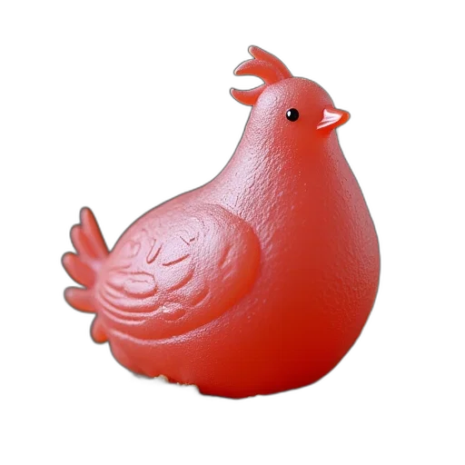 animal, food, crown, 3d render transparent PNG cut-out