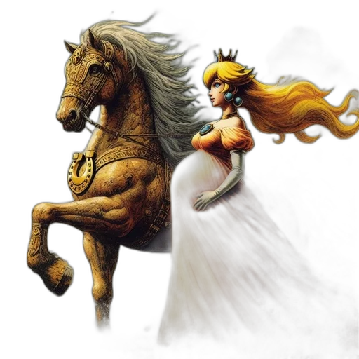 crown, fantasy art, concept art, pixel art, photorealistic, golden, regal, woman transparent PNG cut-out