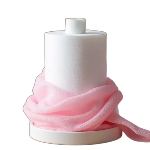 hat, crown, dress, bottle, white, pink, gauze, roll transparent PNG cut-out