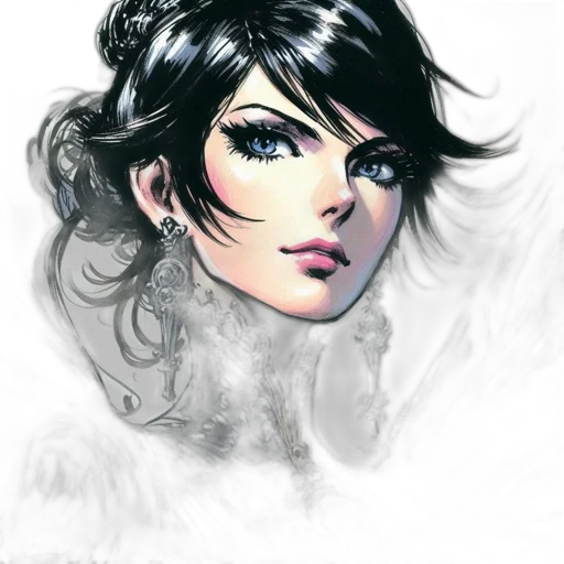face, mask, jewelry, crown, comic book art, fantasy art, concept art, photorealistic transparent PNG cut-out