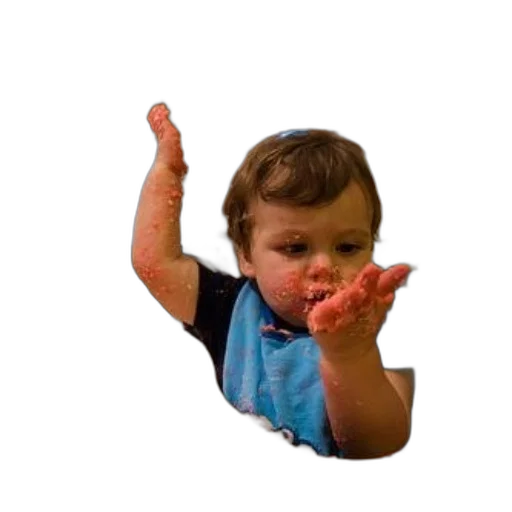 shoes, face, food, baby, high, chair, all, over transparent PNG cut-out