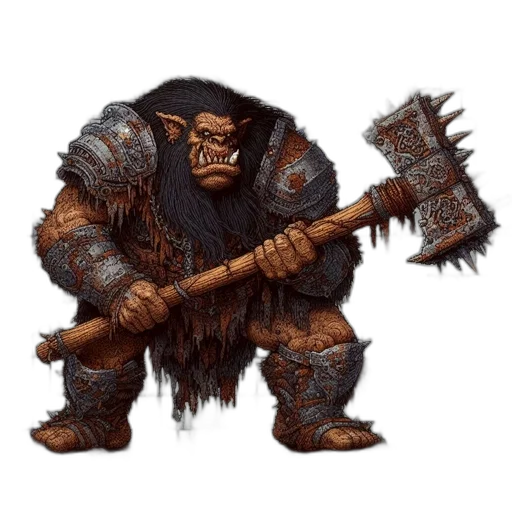 staff, creature, weapon, animal, fantasy art, concept art, pixel art, 3d render transparent PNG cut-out
