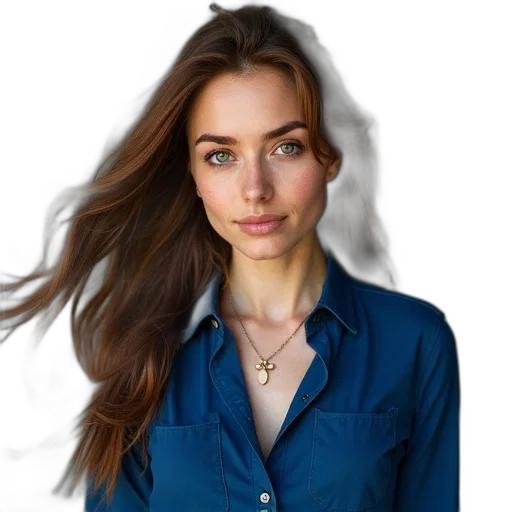 jewelry, face, jacket, hair, photorealistic, oil painting, cartoon, fantasy art transparent PNG cut-out