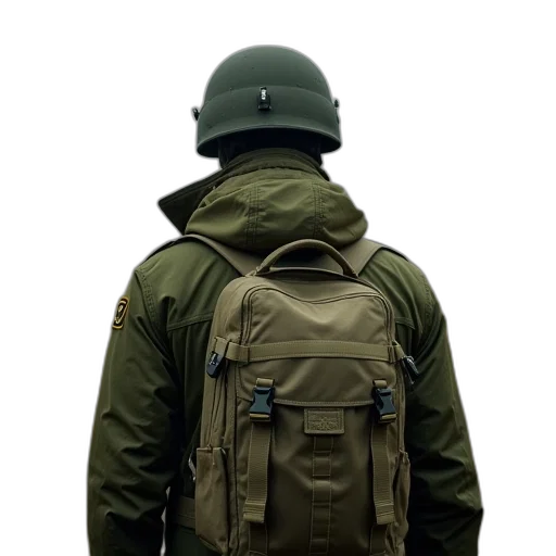 jacket, hat, staff, concept art transparent PNG cut-out
