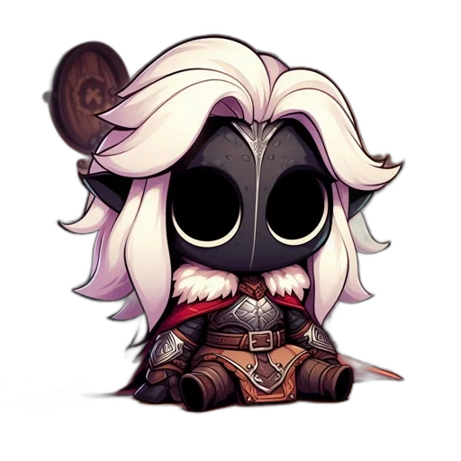 mask, creature, concept art, fantasy art, cartoon, pixel art, dark, illustration transparent PNG cut-out