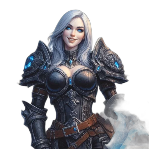 weapon, sword, fantasy art, concept art, comic book art, pixel art, warrior, woman transparent PNG cut-out
