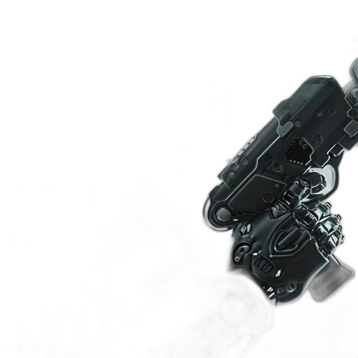 weapon, robot, jewelry, sword, 3d render, concept art, cyberpunk, photorealistic transparent PNG cut-out