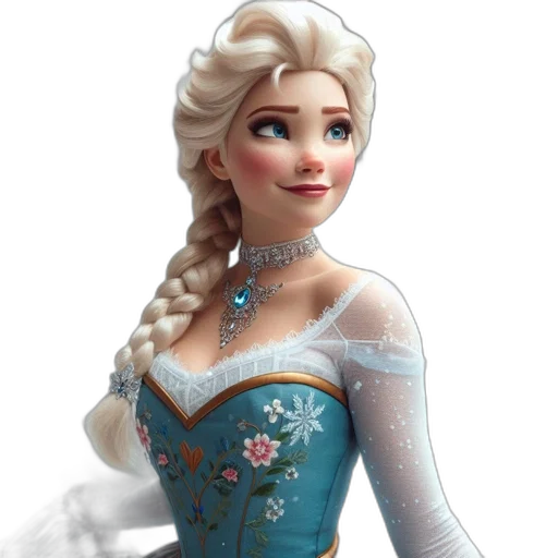 dress, face, crown, jewelry, 3d render, concept art, photorealistic, fantasy art transparent PNG cut-out