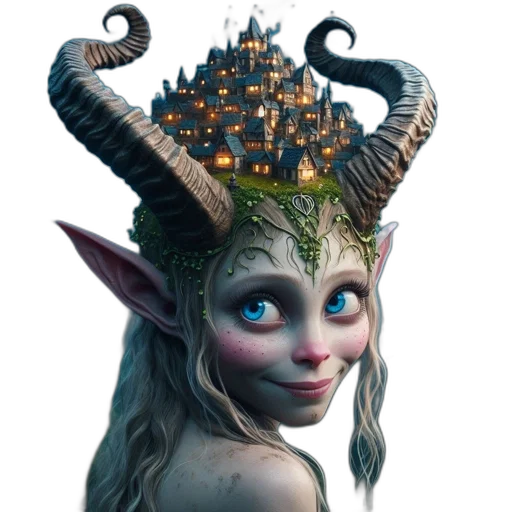crown, dragon, creature, face, fantasy art, concept art, 3d render, comic book art transparent PNG cut-out