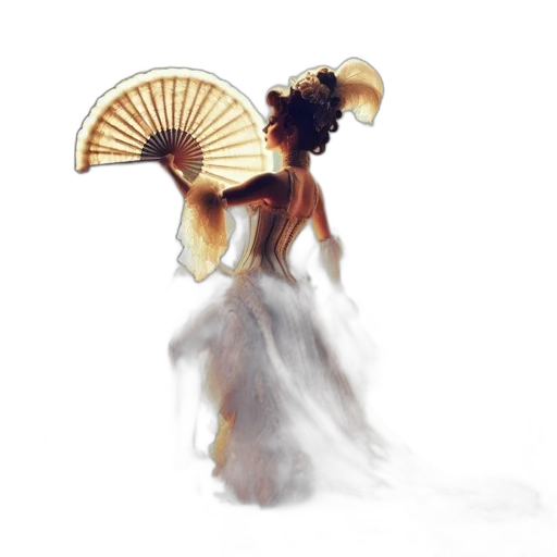 umbrella, dress, mask, hat, concept art, fantasy art, photorealistic, watercolor transparent PNG cut-out