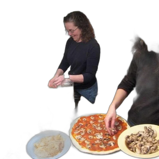 food, jacket, group, people, making, pizza, kitchen, various transparent PNG cut-out