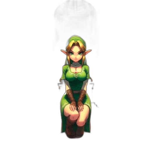 dress, bottle, staff, sword, pixel art, fantasy art, concept art, 3d render transparent PNG cut-out