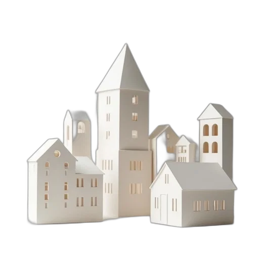 building, 3d render, concept art, photorealistic transparent PNG cut-out