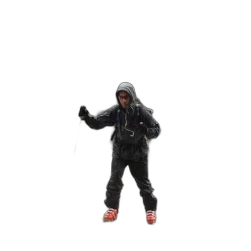 jacket, creature, staff, umbrella, concept art, 3d render, outer space, person transparent PNG cut-out