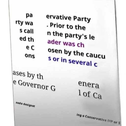 image, contains, text, discussing, conservative, party, canada, mentioning transparent PNG cut-out