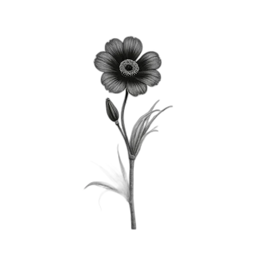 flower, crown, staff, weapon, photorealistic, 3d render, concept art, pencil sketch transparent PNG cut-out