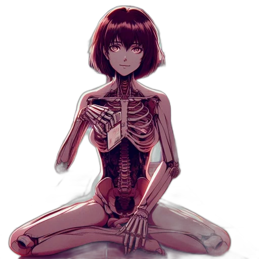 robot, creature, dress, concept art, pixel art, anime, comic book art, neon lights transparent PNG cut-out