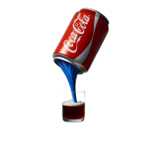 bottle, food, weapon, crown, 3d render, photorealistic, coca-cola, can transparent PNG cut-out