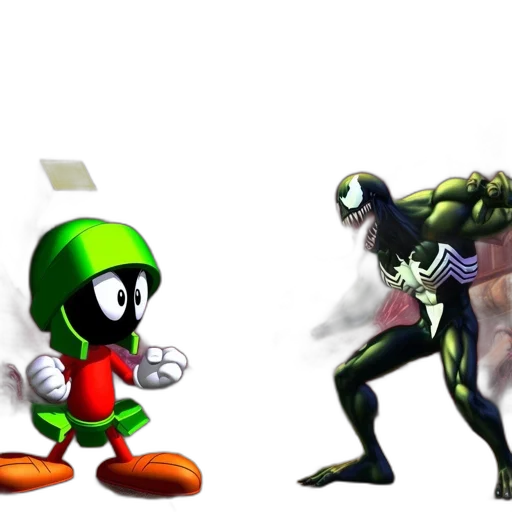 concept art, 3d render, comic book art, pixel art, outer space, green, monochrome, dark transparent PNG cut-out