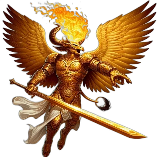 staff, dragon, sword, fantasy art, concept art, pixel art, 3d render, golden transparent PNG cut-out