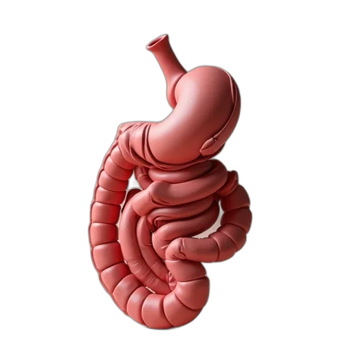 food, animal, creature, 3d render, model, abdominal, bari transparent PNG cut-out