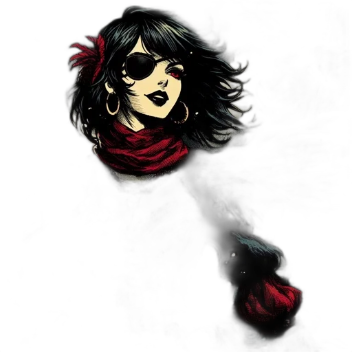 mask, face, staff, jewelry, comic book art, concept art, pixel art, fantasy art transparent PNG cut-out