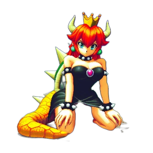 crown, dragon, robot, creature, pixel art, concept art, fantasy art, 3d render transparent PNG cut-out