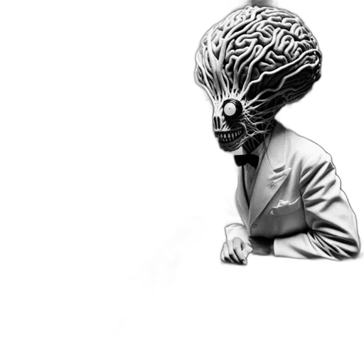 mask, robot, creature, crown, concept art, photorealistic, 3d render, comic book art transparent PNG cut-out