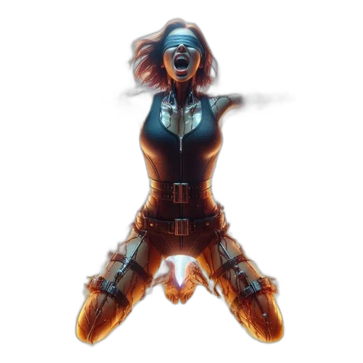 robot, staff, weapon, concept art, comic book art, pixel art, 3d render, outer space transparent PNG cut-out