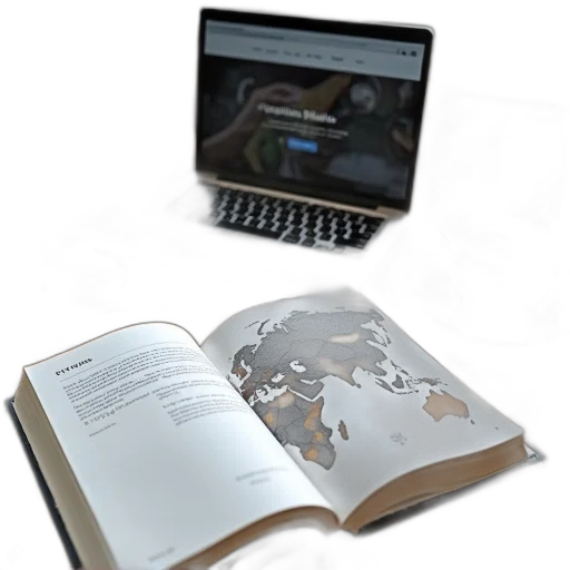 jewelry, 3d render, concept art, wooden, table, laptop, displaying, website transparent PNG cut-out