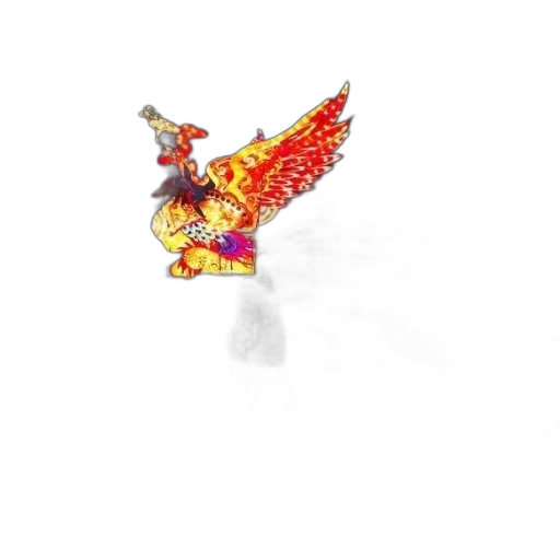 dragon, weapon, staff, jewelry, pixel art, concept art, 3d render, fantasy art transparent PNG cut-out