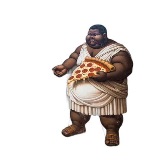 food, animal, concept art, pixel art, fantasy art, 3d render, large, man transparent PNG cut-out
