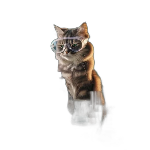 animal, staff, creature, face, photorealistic, pixel art, concept art, 3d render transparent PNG cut-out