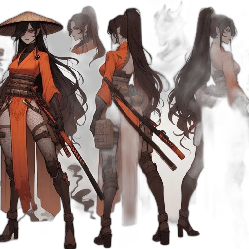 sword, staff, weapon, concept art, fantasy art, anime, watercolor, fire transparent PNG cut-out