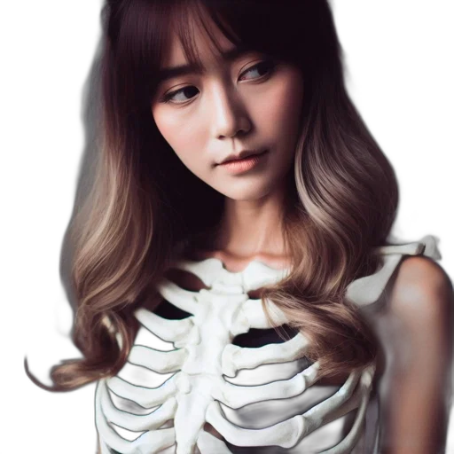 dress, face, hair, photorealistic, anime, oil painting, 3d render, monochrome transparent PNG cut-out