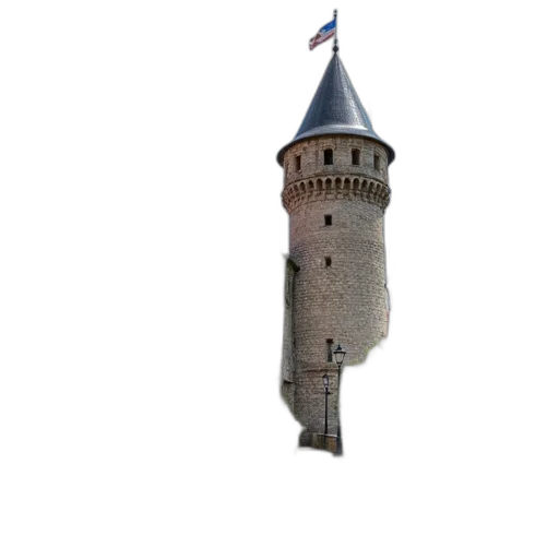 building, staff, crown, sword, 3d render, concept art, photorealistic, pixel art transparent PNG cut-out
