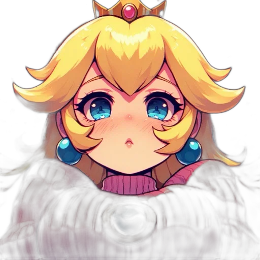 crown, face, staff, creature, pixel art, watercolor, anime, concept art transparent PNG cut-out