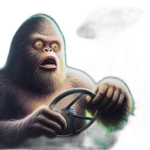 car, animal, creature, concept art, photorealistic, fantasy art, 3d render, large transparent PNG cut-out