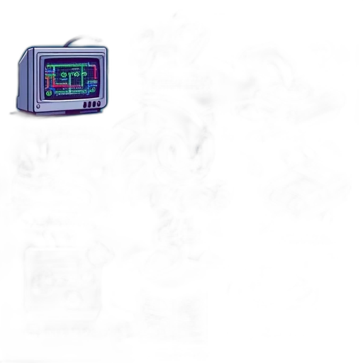 robot, weapon, creature, furniture, pixel art, vaporwave, concept art, 3d render transparent PNG cut-out
