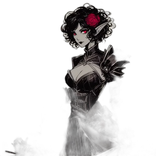 mask, dress, crown, staff, concept art, fantasy art, comic book art, pixel art transparent PNG cut-out